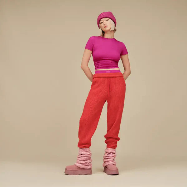 UGG Classic Mini Dipper Legwarmer Boot Pink Dawn (Women's) (1178990-PDW) | TheSneakerWay