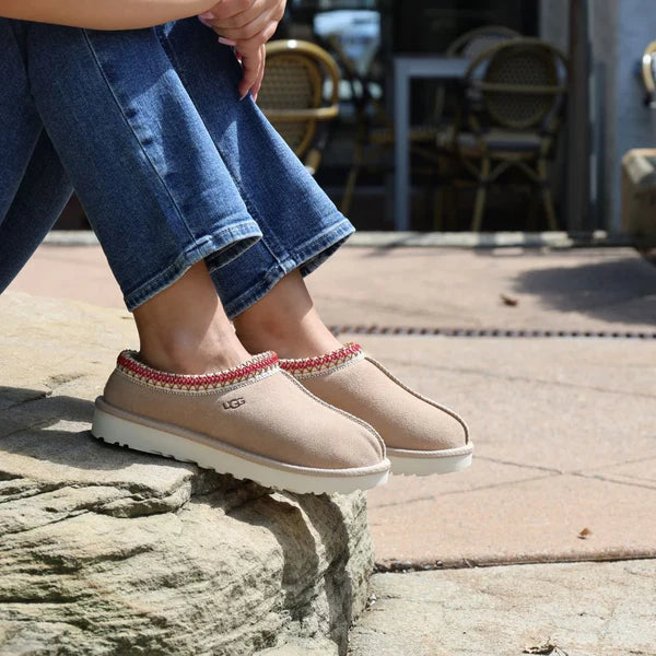 UGG Tasman Slipper Sand Dark Cherry (Women's) (5955-SNDD) | TheSneakerWay