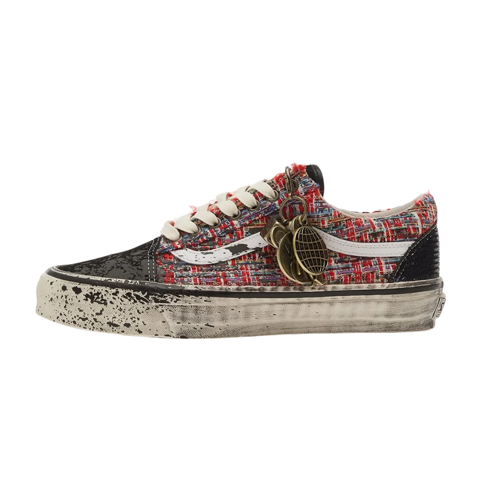 Vans Premium Old Skool Charms Red Black
