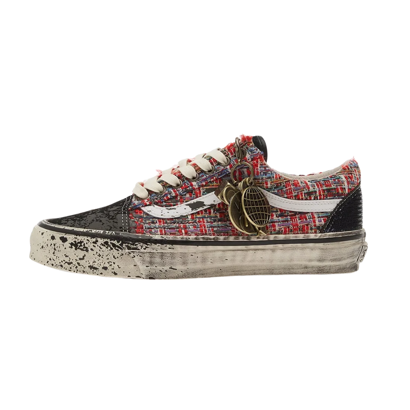 Vans Premium Old Skool Charms Red Black