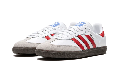 adidas Samba OG White Better Scarlet Shadow Red (JI3201) | TheSneakerWay