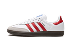 adidas Samba OG White Better Scarlet Shadow Red (JI3201) | TheSneakerWay