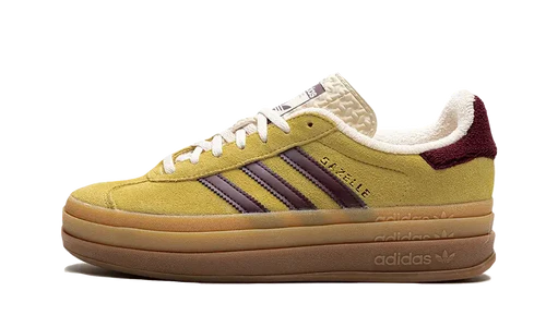 adidas Gazelle Bold Almost Yellow Maroon (Women's) (IF5937) | TheSneakerWay