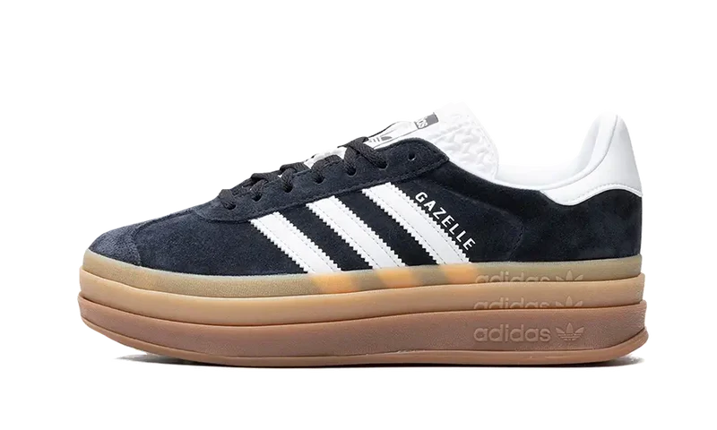 adidas Gazelle Bold Black White Gum (Women's)