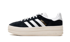 adidas Gazelle Bold Core Black White (Women's) (HQ6912) | TheSneakerWay