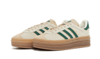 adidas Gazelle Bold Magic Beige Collegiate Green (Women's) (ID7056) | TheSneakerWay