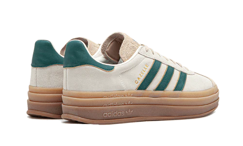 adidas Gazelle Bold Magic Beige Collegiate Green (Women's) (ID7056) | TheSneakerWay