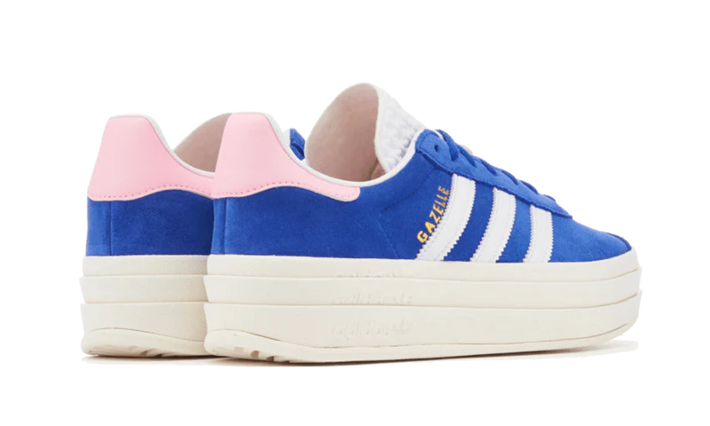 adidas Gazelle Bold True Pink Semi Lucid Blue (Women's) (HQ6894) | TheSneakerWay