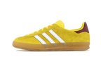 adidas Gazelle Indoor Bright Yellow Collegiate Burgundy (Women's) (IE7003) | TheSneakerWay