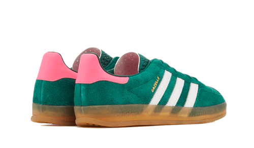 adidas Gazelle Indoor Collegiate Green Lucid Pink (Women's) (IG5929) | TheSneakerWay