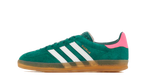 adidas Gazelle Indoor Collegiate Green Lucid Pink (Women's) (IG5929) | TheSneakerWay