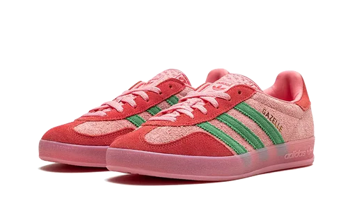 adidas Gazelle Indoor Semi Pink Spark Preloved Scarlet (Women's) (IG6782) | TheSneakerWay