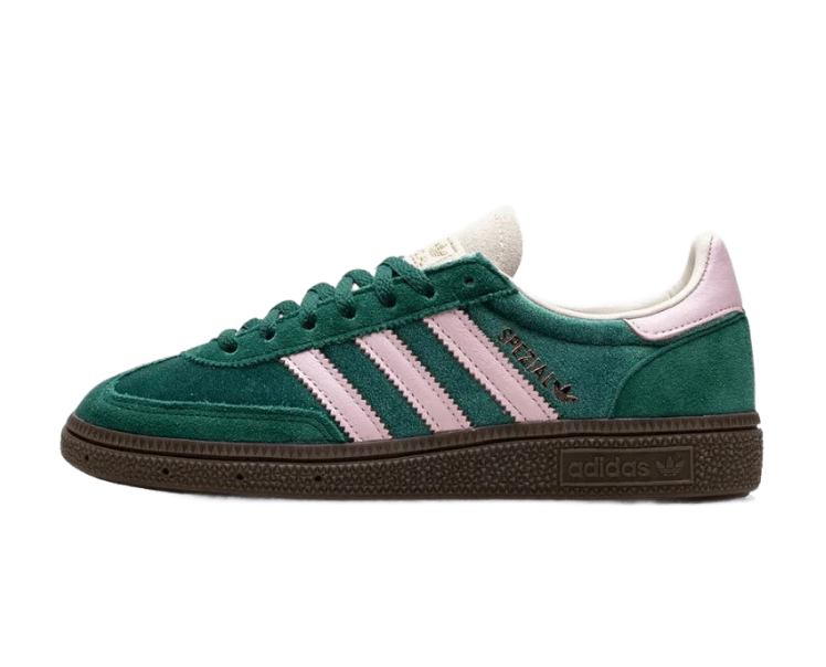 adidas Handball Spezial Green Pink Velvet (Women's) (JI2648) | TheSneakerWay