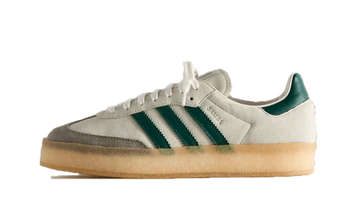 adidas Clarks 8th Street Samba by Ronnie Fieg Chalk White Green (ID7297) | TheSneakerWay