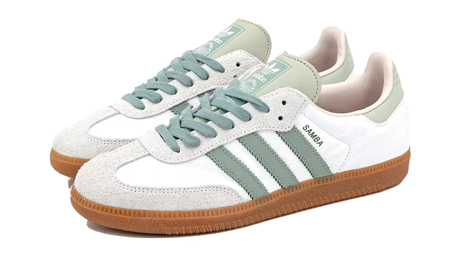 adidas Samba OG Silver Green Putty Mauve (Women's) (ID0492) | TheSneakerWay