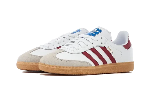 adidas Samba OG White Burgundy Gum (IF3813) | TheSneakerWay