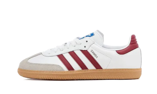 adidas Samba OG White Burgundy Gum
