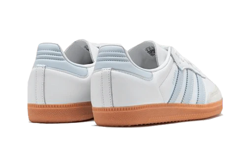 adidas Samba OG White Halo Blue Gum (Women's) (IE0877) | TheSneakerWay
