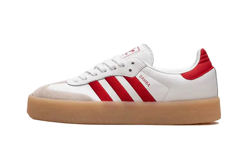 adidas Sambae White Better Scarlet Gum (Women's) (ID0438) | TheSneakerWay