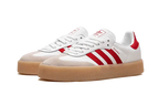 adidas Sambae White Better Scarlet Gum (Women's) (ID0438) | TheSneakerWay