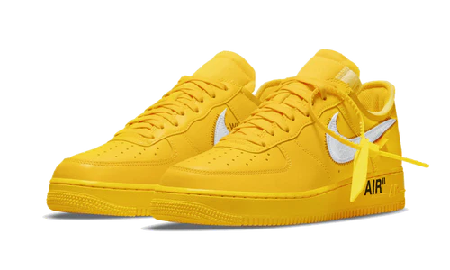 Nike Air Force 1 Low Off-White ICA University Gold (DD1876-700) | TheSneakerWay