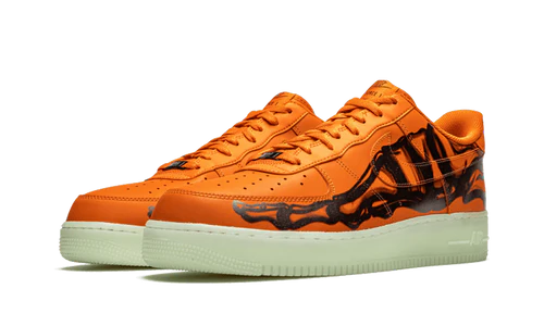 Nike Air Force 1 Low Orange Skeleton Halloween (2020) (CU8067-800) | TheSneakerWay