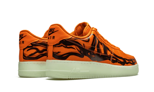 Nike Air Force 1 Low Orange Skeleton Halloween (2020) (CU8067-800) | TheSneakerWay