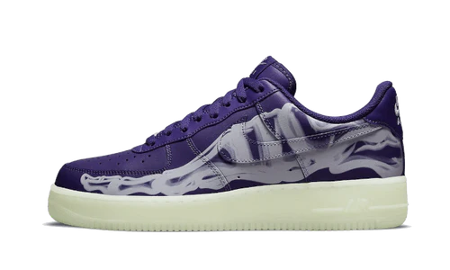 Nike Air Force 1 Low '07 QS Purple Skeleton Halloween (2021)