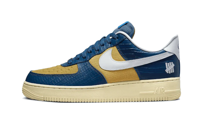Nike Air Force 1 Low SP Undefeated 5 On It Blue Yellow Croc (DM8462-400) | TheSneakerWay
