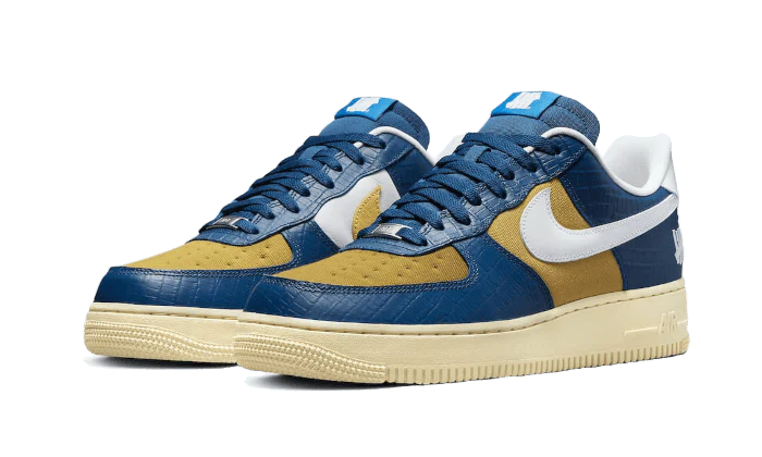 Nike Air Force 1 Low SP Undefeated 5 On It Blue Yellow Croc (DM8462-400) | TheSneakerWay