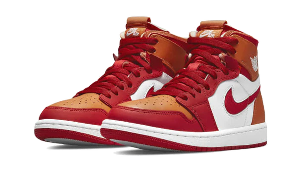 Jordan 1 High Zoom Air CMFT Fire Red Hot Curry (Women's) (CT0979-603) | TheSneakerWay