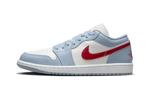 Jordan 1 Low Blue Whisper Dune Red (Women's) (DC0774-164) | TheSneakerWay
