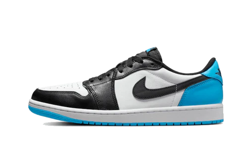Jordan 1 Retro Low OG Black Dark Powder Blue