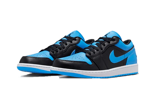 Jordan 1 Low Black University Blue (553558-041) | TheSneakerWay
