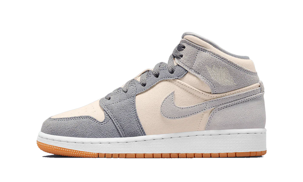 Jordan 1 Mid SE Coconut Milk Particle Grey (GS)