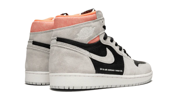 Jordan 1 Retro High Neutral Grey Hyper Crimson (555088-018) | TheSneakerWay