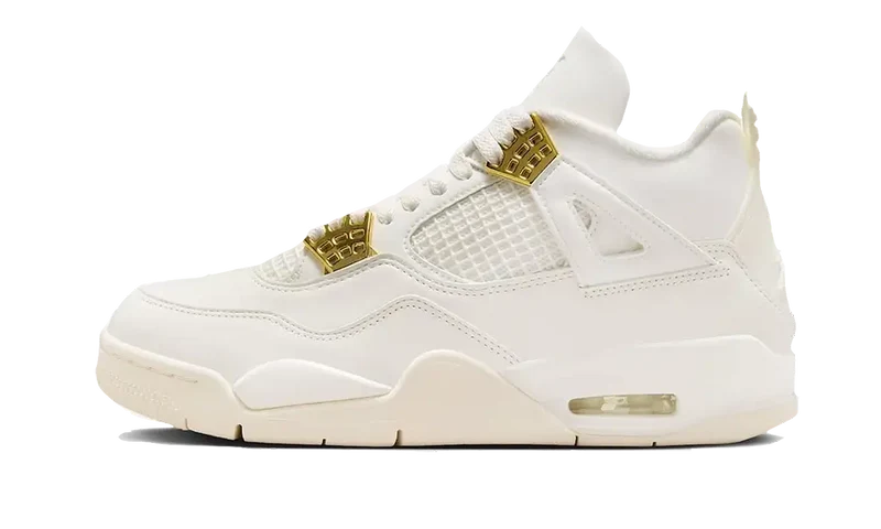 Jordan 4 Retro Metallic Gold (Women's)