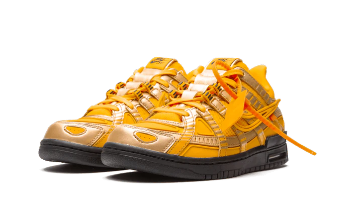 Nike Air Rubber Dunk Off-White University Gold (CU6015-700) | TheSneakerWay