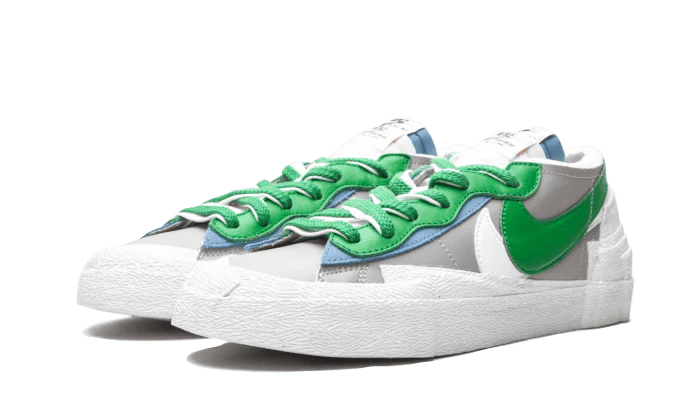 Nike Blazer Low sacai Medium Grey Classic Green (DD1877-001) | TheSneakerWay