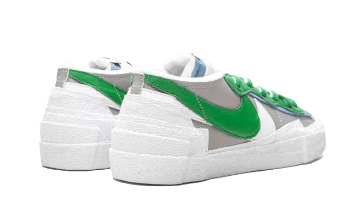 Nike Blazer Low sacai Medium Grey Classic Green (DD1877-001) | TheSneakerWay