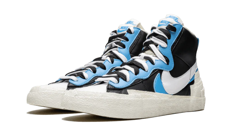 Nike Blazer Mid sacai White Black Legend Blue (BV0072-001) | TheSneakerWay