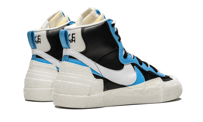 Nike Blazer Mid sacai White Black Legend Blue (BV0072-001) | TheSneakerWay