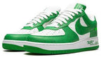 Louis Vuitton Nike Air Force 1 Low By Virgil Abloh White Green (1A9VAU) | TheSneakerWay