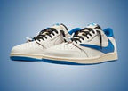 Jordan 1 Retro Low OG SP Fragment x Travis Scott Sail Military Blue (DM7866-104) | TheSneakerWay