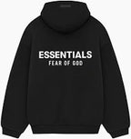 Fear of God Essentials Fleece Hoodie (FW24) Black