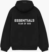 Fear of God Essentials Fleece Hoodie (FW24) Black