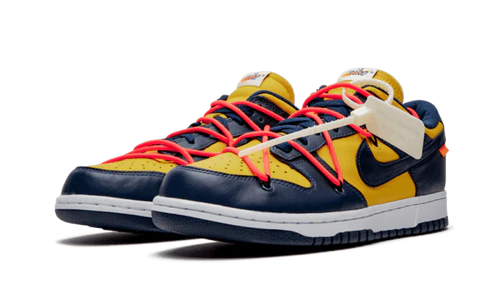 Nike Dunk Low Off-White University Gold (CT0856-700) | TheSneakerWay