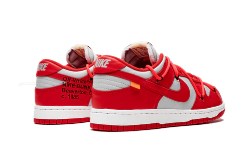 Nike Dunk Low Off-White University Red (CT0856-600) | TheSneakerWay