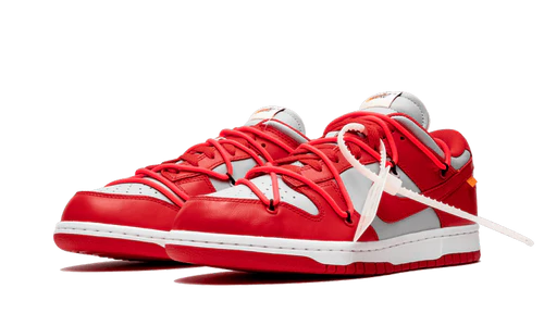 Nike Dunk Low Off-White University Red (CT0856-600) | TheSneakerWay