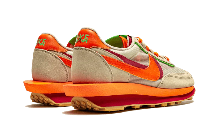 Nike LD Waffle sacai CLOT Kiss of Death Net Orange Blaze (DH1347-100) | TheSneakerWay